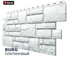 Бург Платиновый  0,42м2 Деке фасадная панель