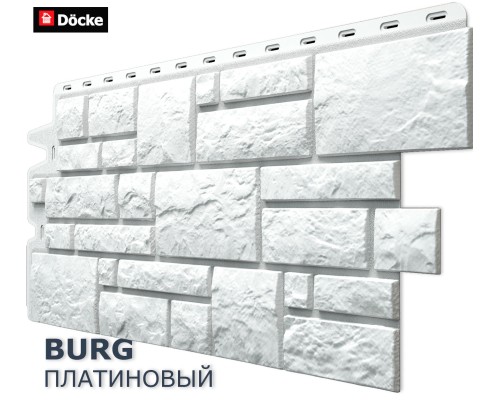 Купить Бург Платиновый  0,42м2 Деке фасадная панель