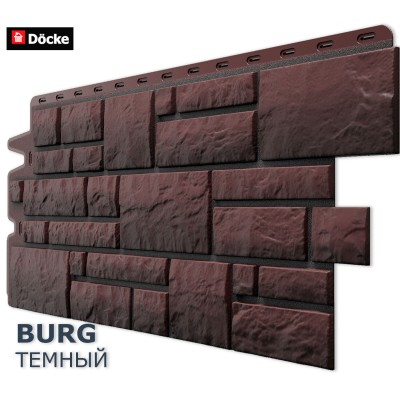 Купить Бург Темный  0,42м2 Деке фасадная панель