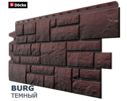 Купить Бург Темный  0,42м2 Деке фасадная панель