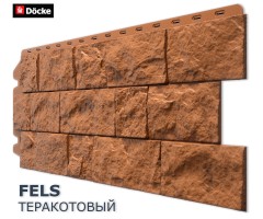 Фелс Терракотовый 0,45м2 Деке фасадная панель
