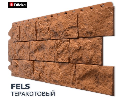 Купить Фелс Терракотовый 0,45м2 Деке фасадная панель
