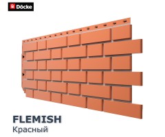 Флемиш Красный 0,46м2 Деке фасадная панель