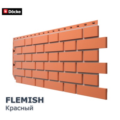 Купить Флемиш Красный 0,46м2 Деке фасадная панель