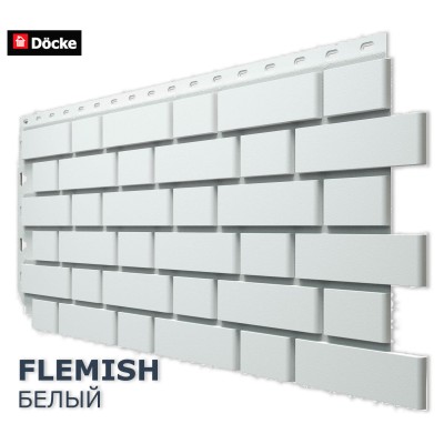 Купить Флемиш Белый  0,46м2 Деке фасадная панель