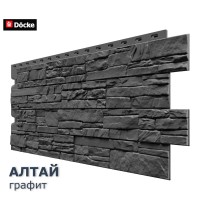 Алтай Графит 0,44м2 Деке фасадная панель