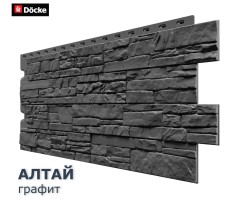 Алтай Графит 0,44м2 Деке фасадная панель