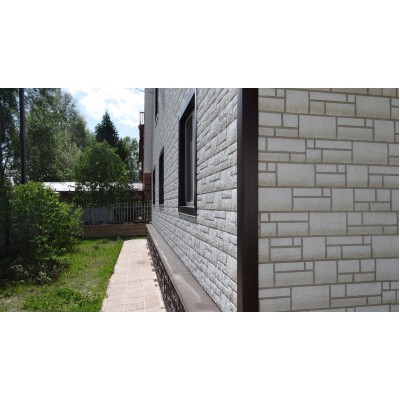 Купить Бург Белый  0,42м2 Деке фасадная панель