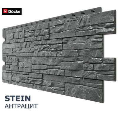 Купить Штейн Антрацит  0,44м2 Деке фасадная панель
