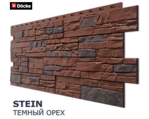 Купить Штейн Темный орех 0,45м2 Деке фасадная панель фасадная панель