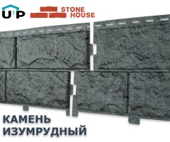 Камень Изумрудный 0,68м2 Ю-Пласт фасадная панель