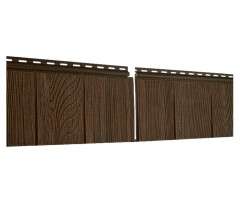 Хокла Щепа Каштановый  0,412 м2 Ю-пласт фасадная панель