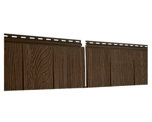 Купить Хокла Щепа Каштановый  0,412 м2 Ю-пласт фасадная панель