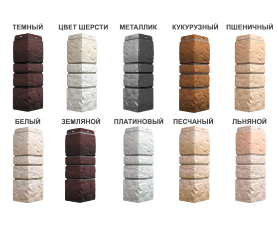 Угол БУРГ для панелей Деке Углы к фасадным панелям  Деке