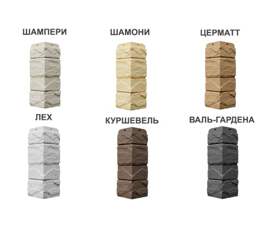 Угол СЛАНЕЦ  для панелей Деке Углы к фасадным панелям  Деке