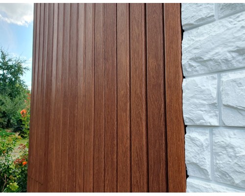 Купить Планкен Янтарный  0,72м2 Ю-Пласт виниловый сайдинг