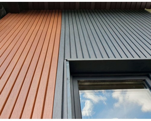 Купить Планкен Угольный 0,72м2 Ю-Пласт виниловый сайдинг