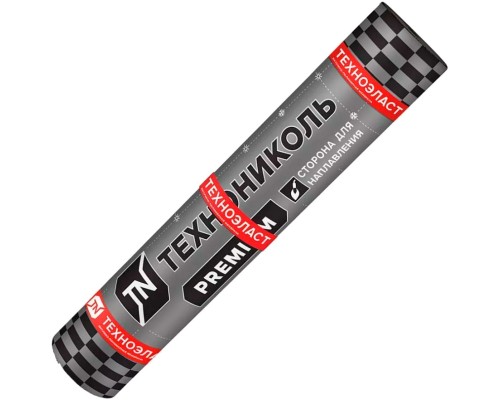 Техноэласт ЭКП-5.3  верхний слой  10 м² полиэфир, сланец серый