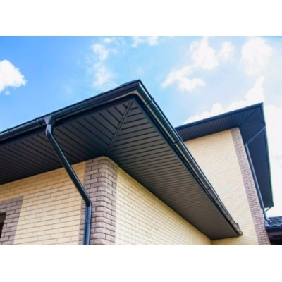 Купить Софит ГРАФИТ частичн.перфорирация, 3*0,3м, ПВХ