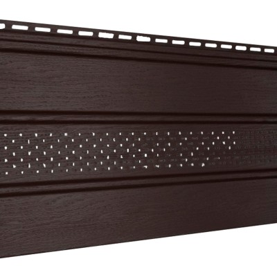 Купить Софит ШОКОЛАД  частичн.перфорирация, 3*0,3м, ПВХ