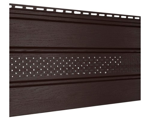 Купить Софит ШОКОЛАД  частичн.перфорирация, 3*0,3м, ПВХ