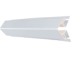 Наружный угол, 50 мм, 3м, Белый Ю-Пласт ДЕКОР