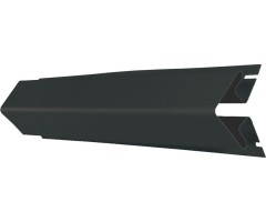 Наружный угол, 50 мм, 3м, Графит Ю-Пласт ДЕКОР