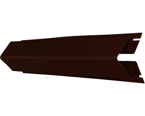 Купить Наружный угол, 50 мм, 3м, Коричневый Ю-Пласт ДЕКОР