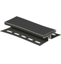 Соединитель H-профиль, 3м, Черный 