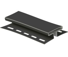 Соединитель H-профиль, 3м, Черный 