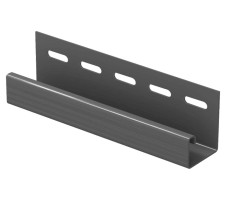 J-планка, 3м, Графит 