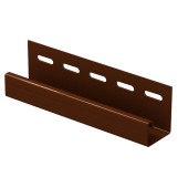 J-планка, 3м, Коричневый  J-планка, 3м, Коричневый
