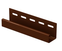 J-планка, 3м, Коричневый 
