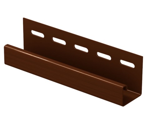 Купить J-планка, 3м, Коричневый