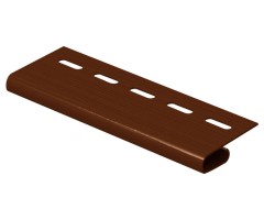 Завершающая планка, 3м, Коричневый 