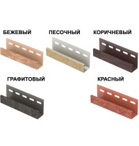 J-планка Стоун Хаус Кирпич