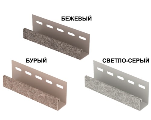 Купить J-планка Стоун Хаус Сланец