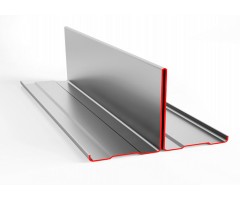 Вертикальный Т-образный профиль  27*76*1,2мм, 3м ЦИНК