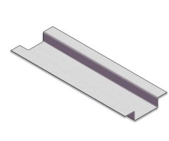 Вертикальный основной профиль  80х21,5х20*1,2мм, 3м ЦИНК