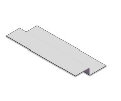 Вертикальный промежуточный профиль  40x21.5x20*0,8мм, 3м ЦИНК