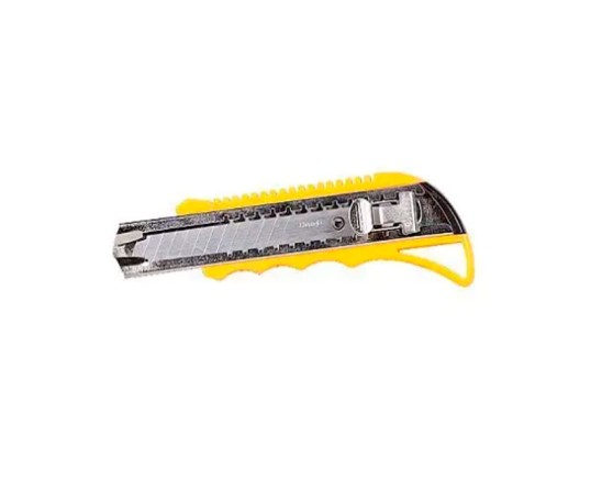 Нож 18 мм CUTTER KNIFE усил с фиксатором МЭКС Перчатки, лезвия, мешки