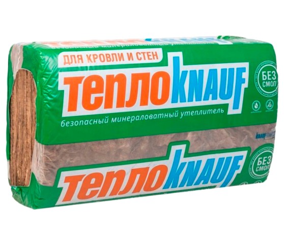 ТеплоКНАУФ TS 036 для кровли и стен 50мм 1230х610мм Aquastatik  КНАУФ