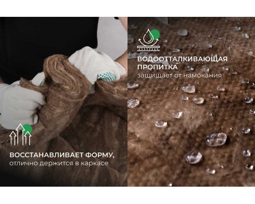 Купить ТеплоКНАУФ TS 036 1230х610х100мм, 8шт, 6м2 для кровли и стен утеплитель