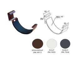 Соединитель желоба Металл Optima