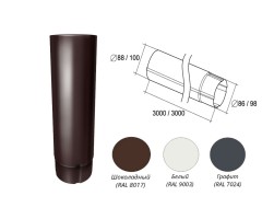 Труба круглая 3м  Металл Optima