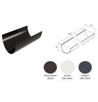 Желоб ПВХ 120/87мм