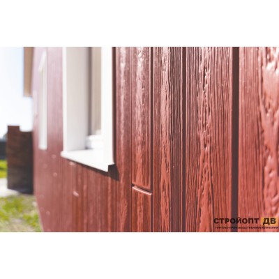 Купить Хокла Колор Брусника  0,5 м2 Ю-пласт фасадная панель