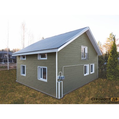 Купить Хокла Колор Ирландский мох 0,5 м2 Ю-пласт фасадная панель