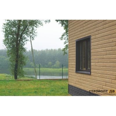 Купить Хокла Лиственница Медовая 0,5 м2 Ю-пласт фасадная панель