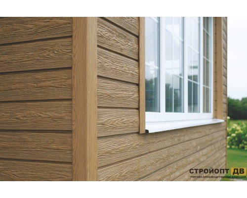 Купить Хокла Лиственница Медовая 0,5 м2 Ю-пласт фасадная панель